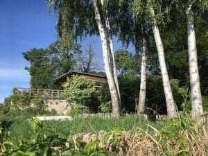 Bootshaus am Wasser, Veranstaltungsort des Tagesworkshops in Kladow